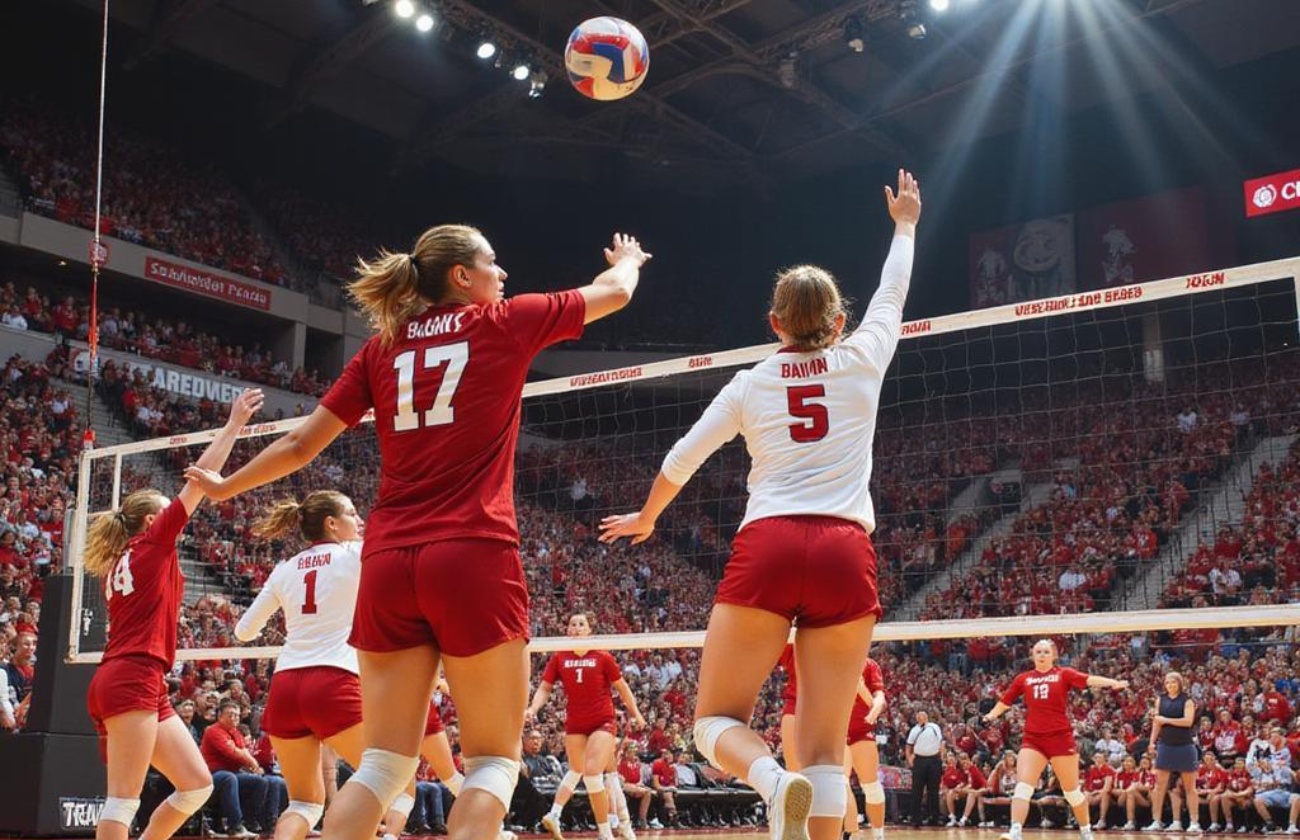 Volleyball Match Women Teams