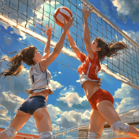 portray-contention-two-volleyball-crews-contending-savagely-yearly-title